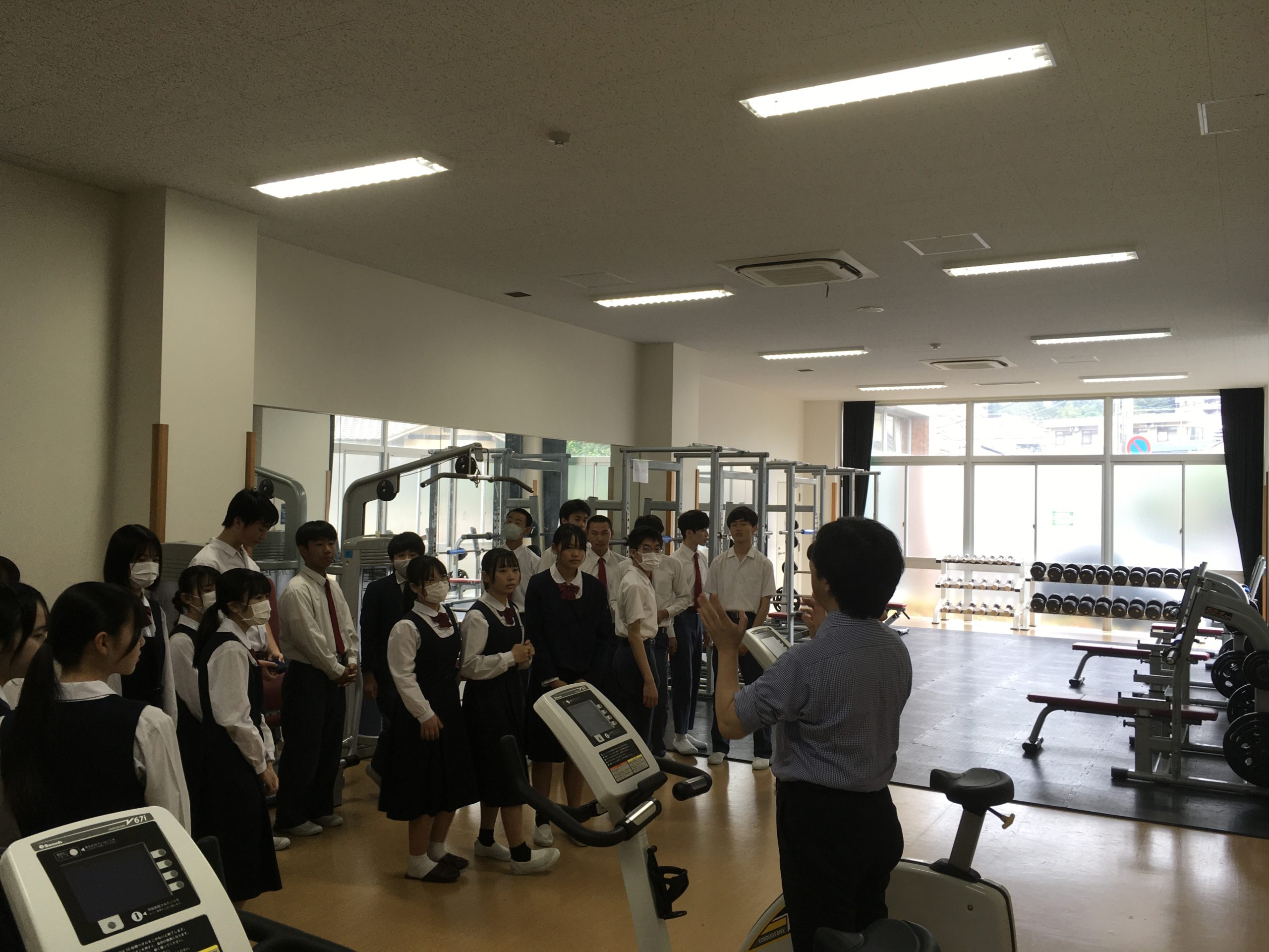 口田中学校３年生学校訪問