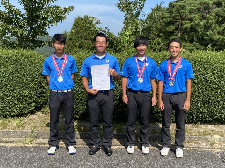 ゴルフ部　中国大会男子２位