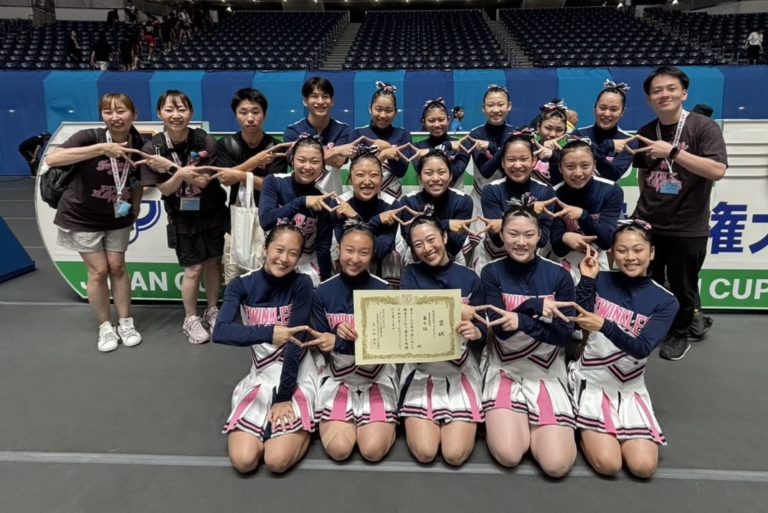 チアリーディング部 全国大会で入賞